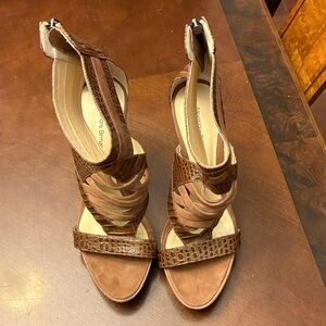 Alexandre Birman Brown Strappy Heels